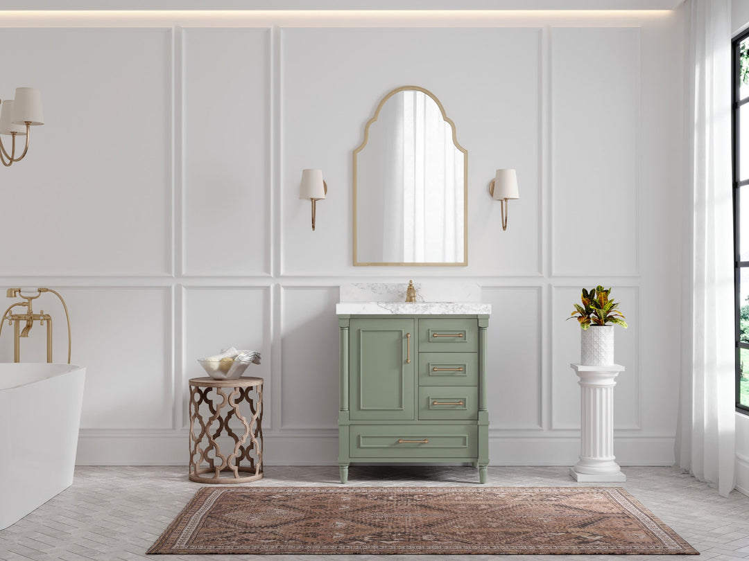 Aberdeen 30 in. W x 22 in. D Single Sink Bathroom Vanity