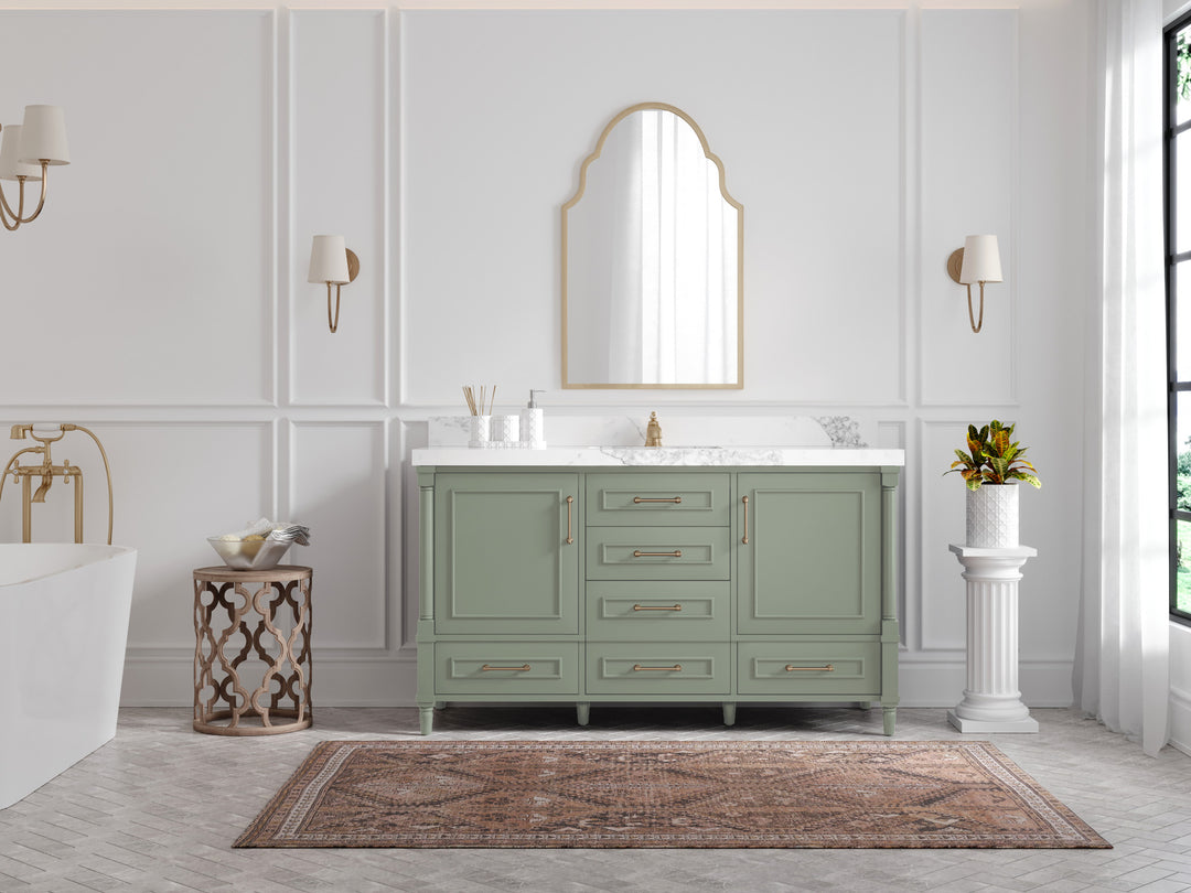 Aberdeen 60 in. W x 22 in. D Single Sink Bathroom Vanity