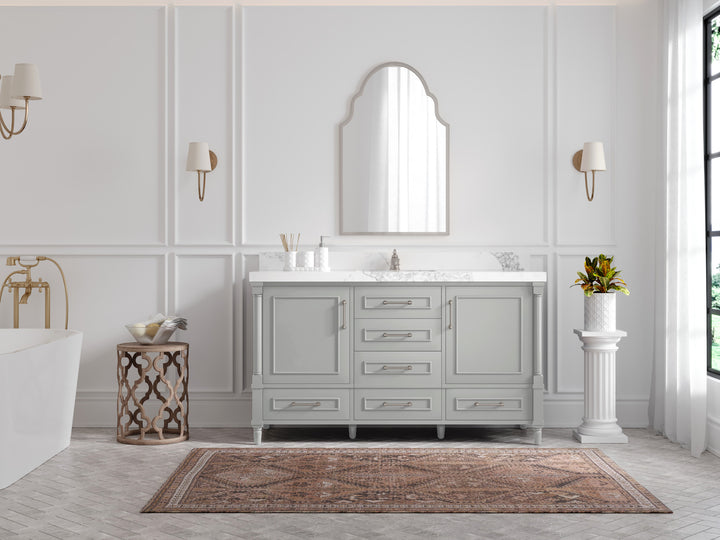 Aberdeen 60 in. W x 22 in. D Single Sink Bathroom Vanity - photo 6