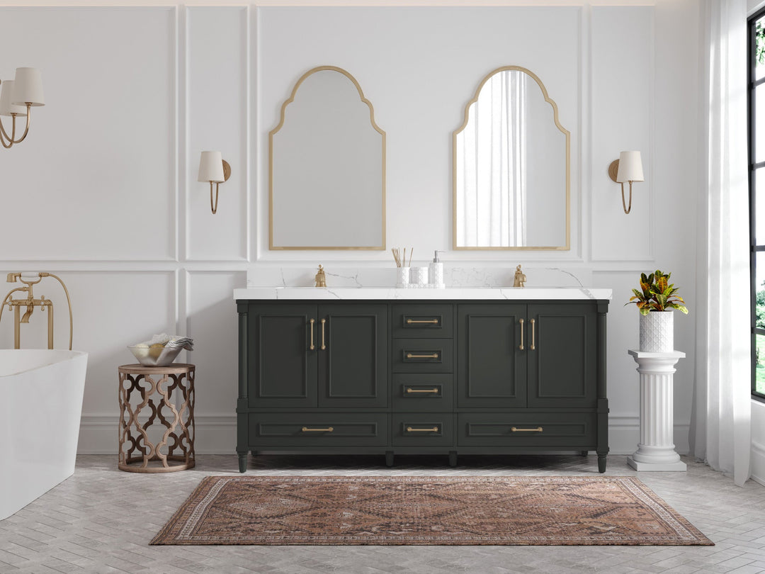 Aberdeen 72 in. W x 22 in. D Double Sink Bathroom Vanity