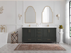 Aberdeen 72 in. W x 22 in. D Double Sink Bathroom Vanity - photo 4