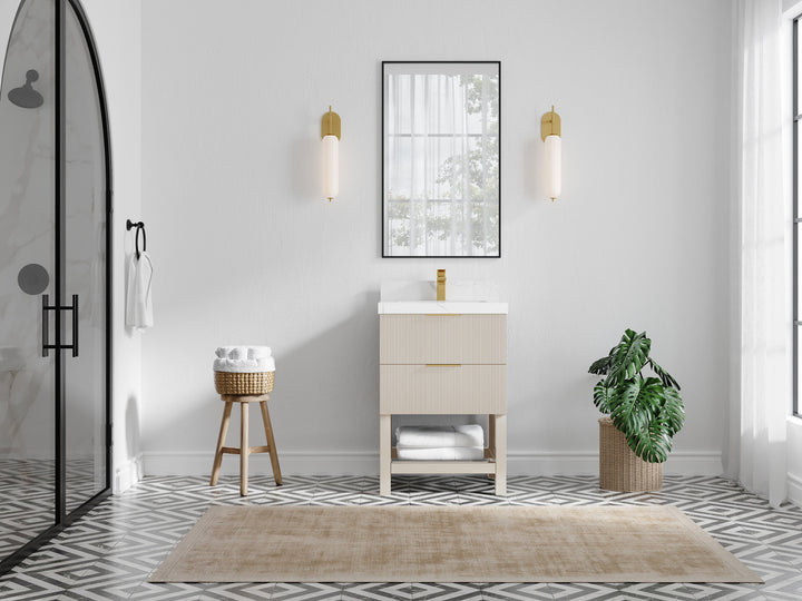 Catalina 24 in. W x 22 in. D Single Sink Bathroom Vanity - photo 4