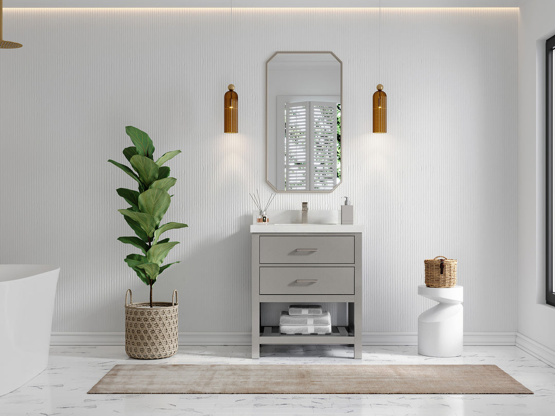 Parker 30 in. W x 22 in. D Single Sink Bathroom Vanity