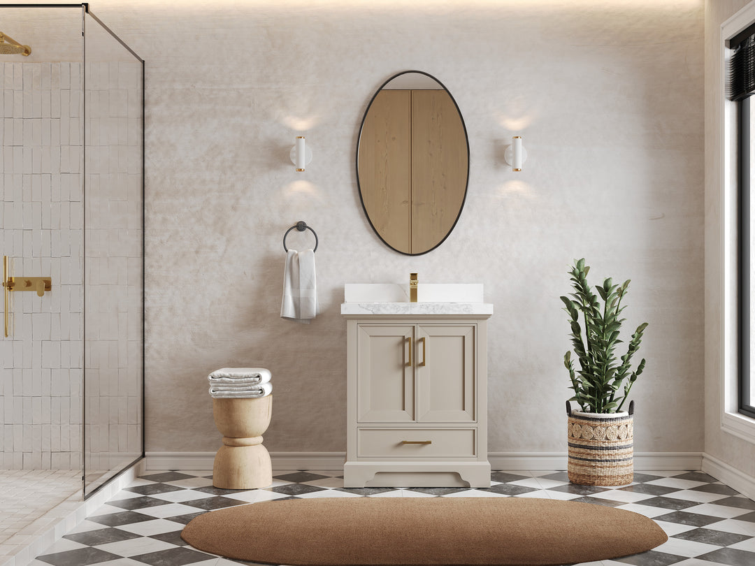 Charlotte 30 in. W x 22 in. D Single Sink Bathroom Vanity