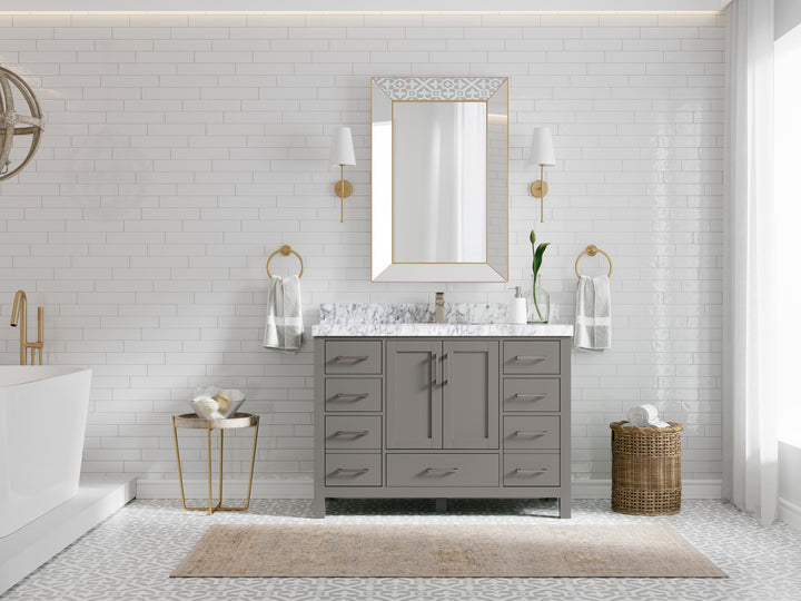 Malibu 48 in. W x 22 in. D Single Sink Bathroom Vanity - photo 4