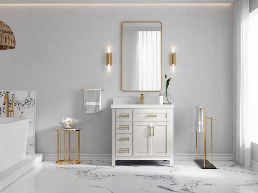 Cambridge 36 in. W x 22 in. D Single Center Sink Bathroom vanity