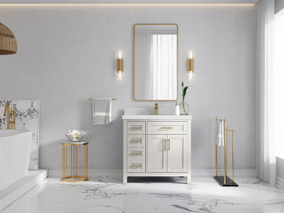 Cambridge 36 in. W x 22 in. D Single Center Sink Bathroom vanity