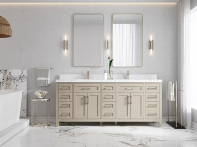 Cambridge 80 in. W x 22 in. D Double Sink Bathroom Vanity