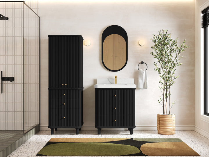 Miami 30 in. W x 22 in. D Single Sink Bathroom Vanity - photo 4