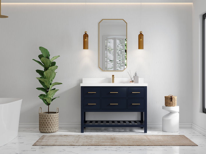 Parker 48 in. W x 22 in. D Single Sink Bathroom Vanity - photo 4