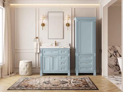 Paris 36 in. W x 22 in. D Center Sink Bathroom Vanity