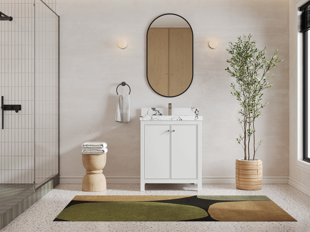 Chicago 30 in. W x 22 in. D Single Sink Bathroom Vanity