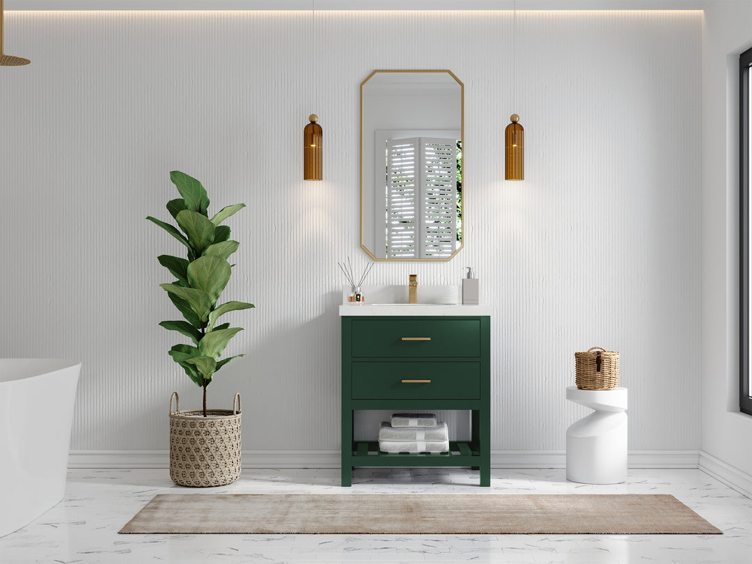 Parker 30 in. W x 22 in. D Single Sink Bathroom Vanity