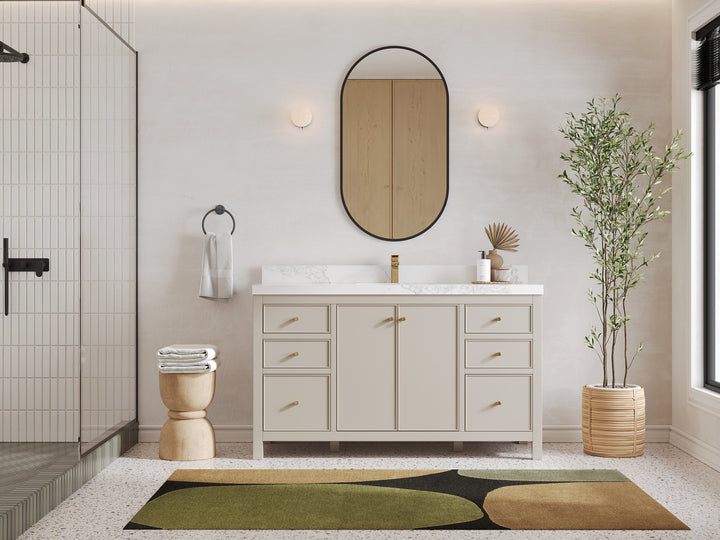 Chicago 60 in. W x 22 in. D Single Sink Bathroom Vanity - photo 4