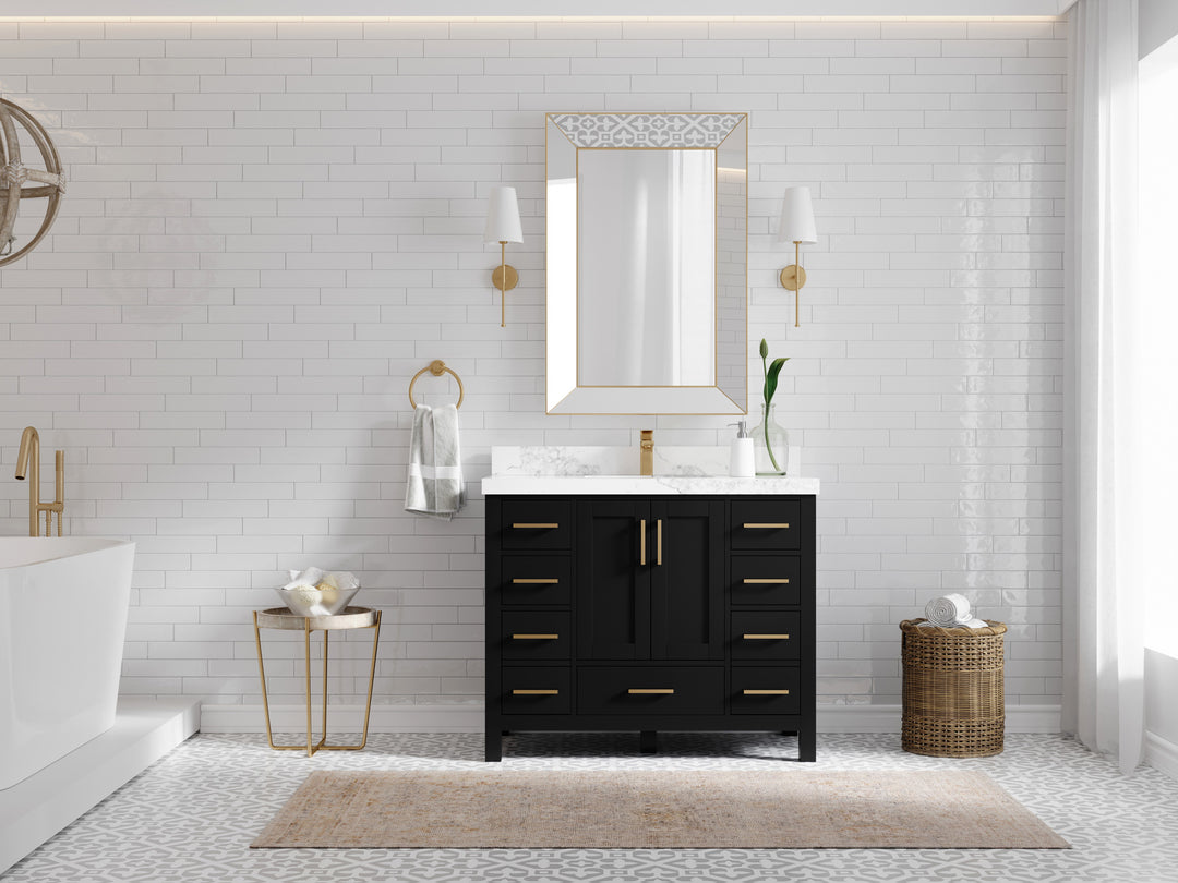Malibu 42 in. W x 22 in. D Single Sink Bathroom Vanity