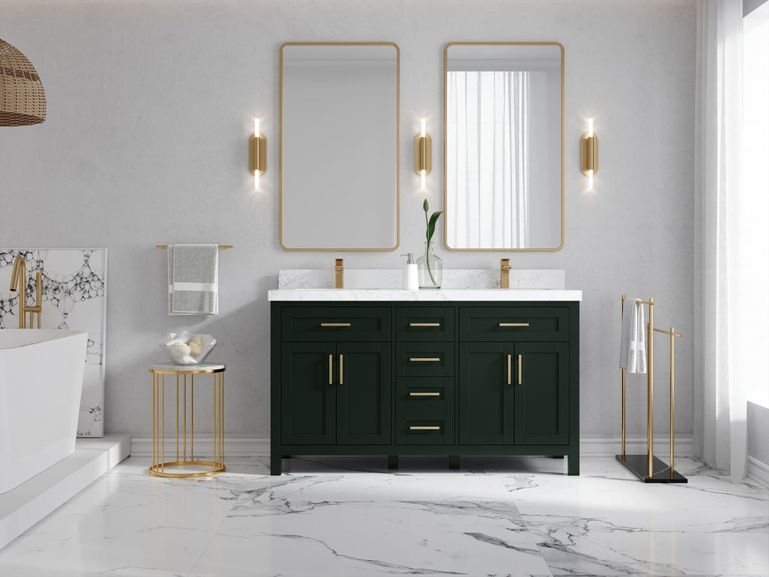 Cambridge 60 in. W x 22 in. D Double Sink Bathroom Vanity