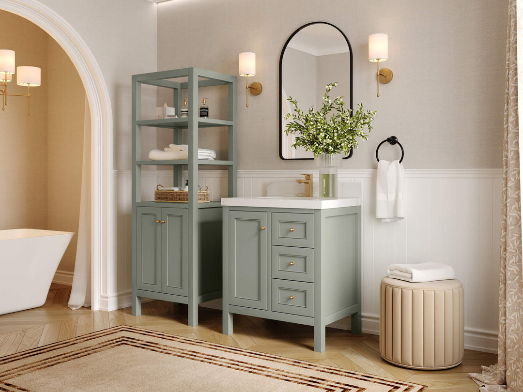 Nashville 30 in. W x 22 in. D Single Sink Bathroom Vanity