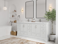Alys 80 in. W x 22 in. D Double Sink Bathroom Vanity - photo 2