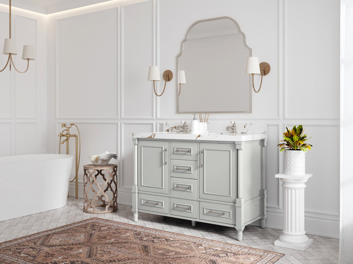 Aberdeen 48 in. W x 22 in. D Double Sink Bathroom Vanity - photo 2