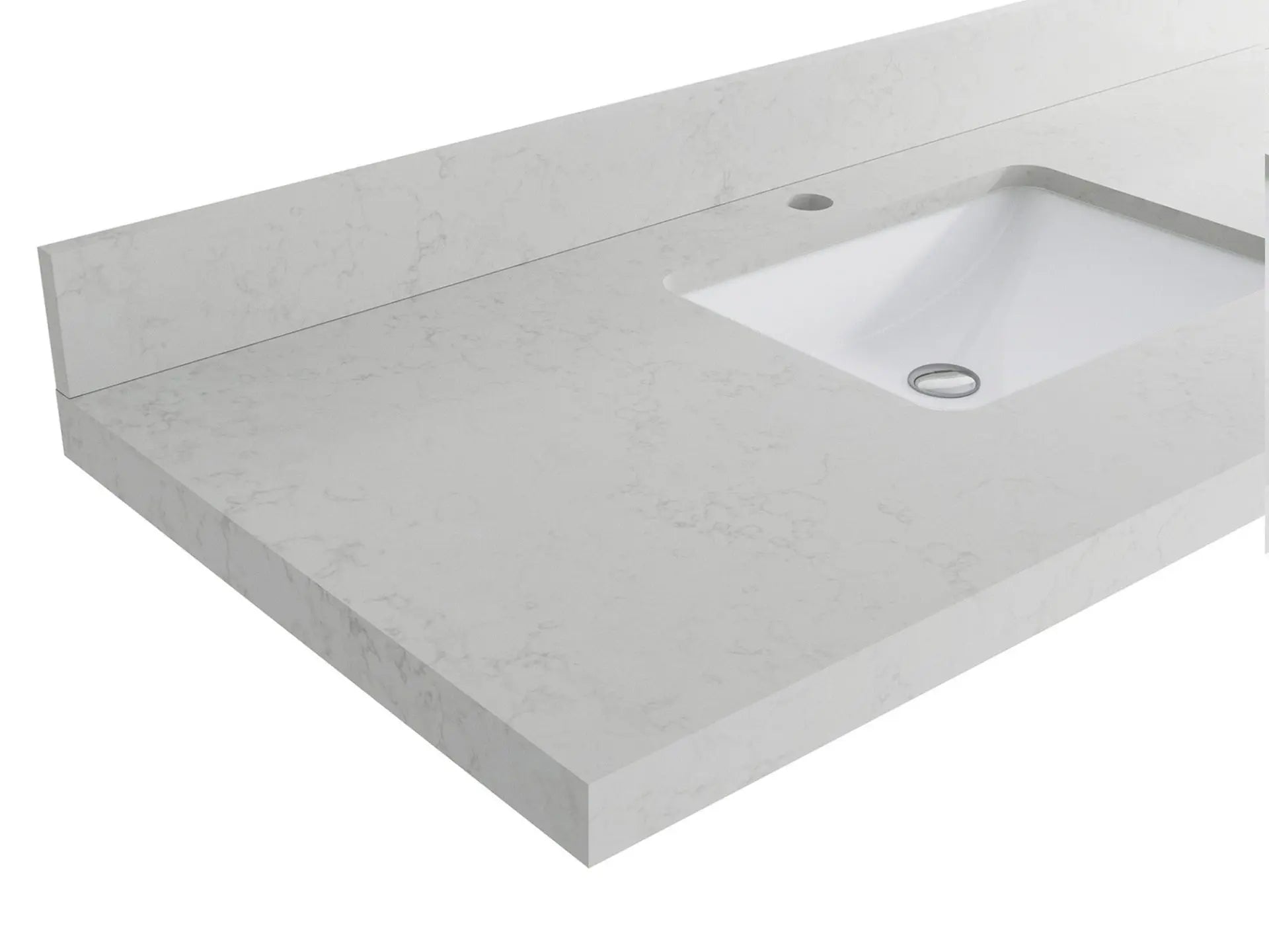Bathroom Vanity - Carrara Quartz Countertop