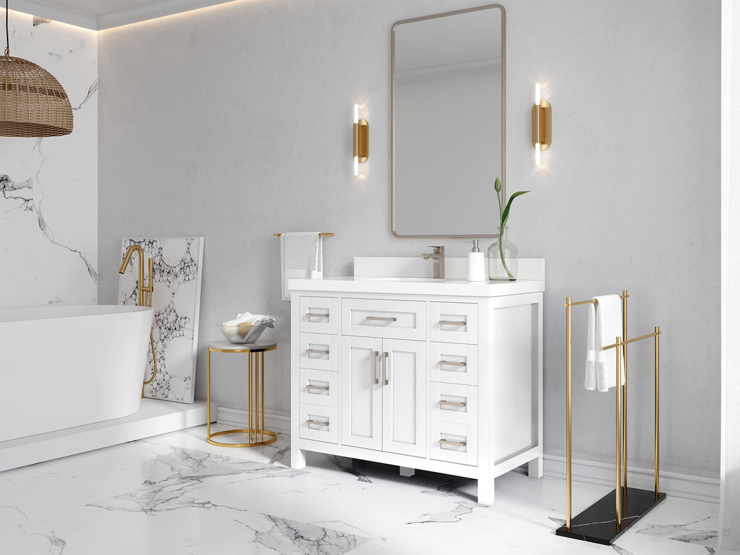Cambridge 42 in. W x 22 in. D Single Sink Bathroom Vanity