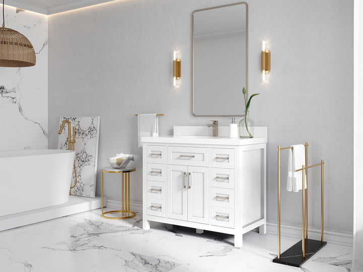 Cambridge 42 in. W x 22 in. D Single Sink Bathroom Vanity - photo 2