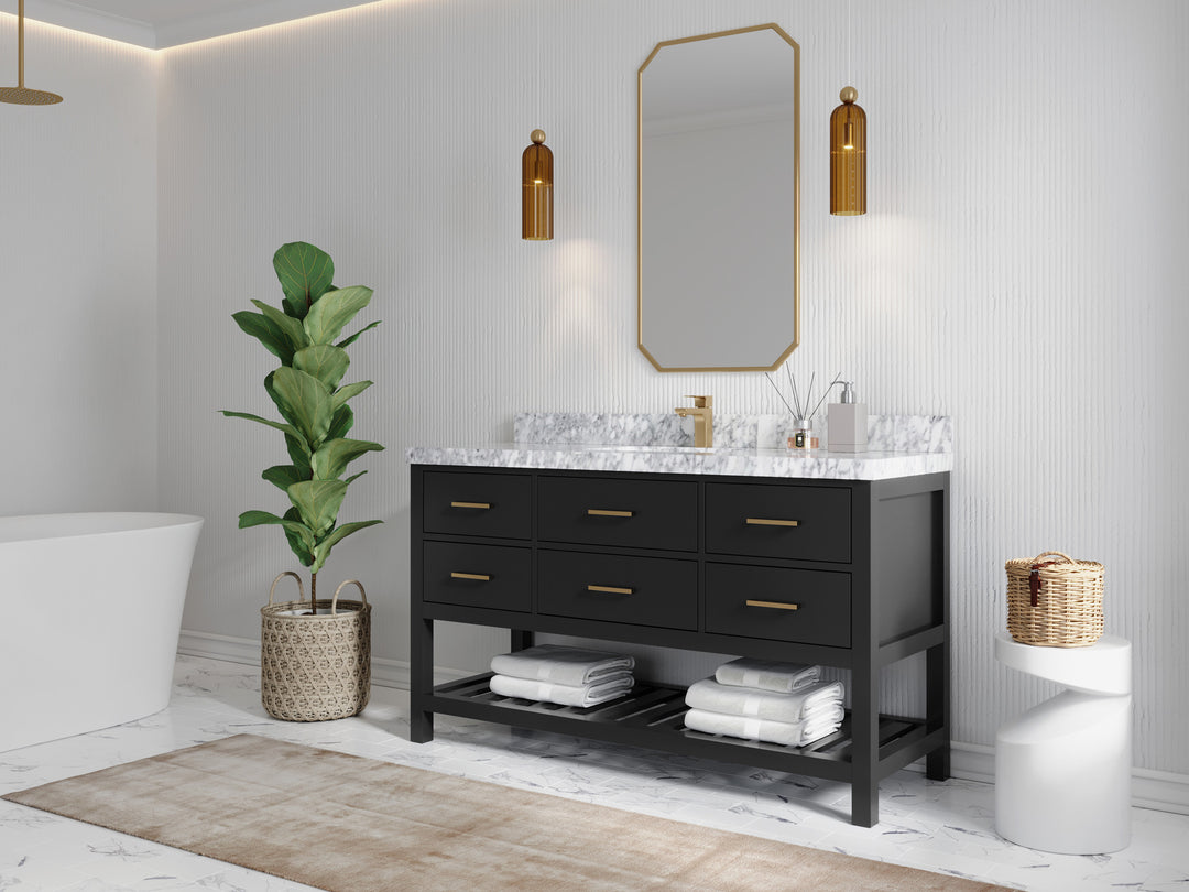 Parker 60 in. W x 22 in. D Single Sink Bathroom Vanity