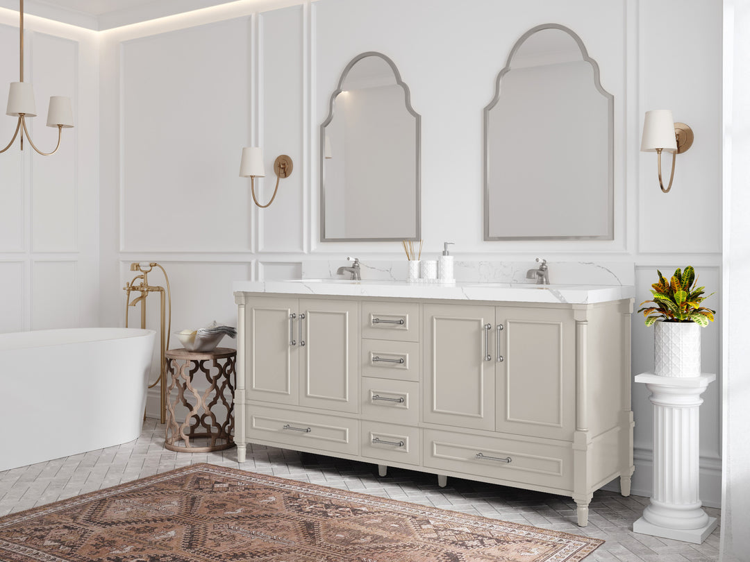 Aberdeen 72 in. W x 22 in. D Double Sink Bathroom Vanity