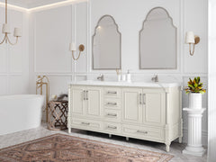 Aberdeen 72 in. W x 22 in. D Double Sink Bathroom Vanity - photo 2