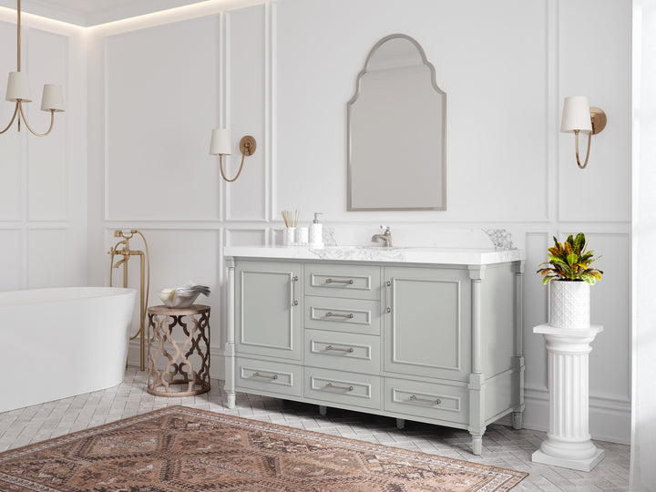 Aberdeen 60 in. W x 22 in. D Single Sink Bathroom Vanity - photo 5