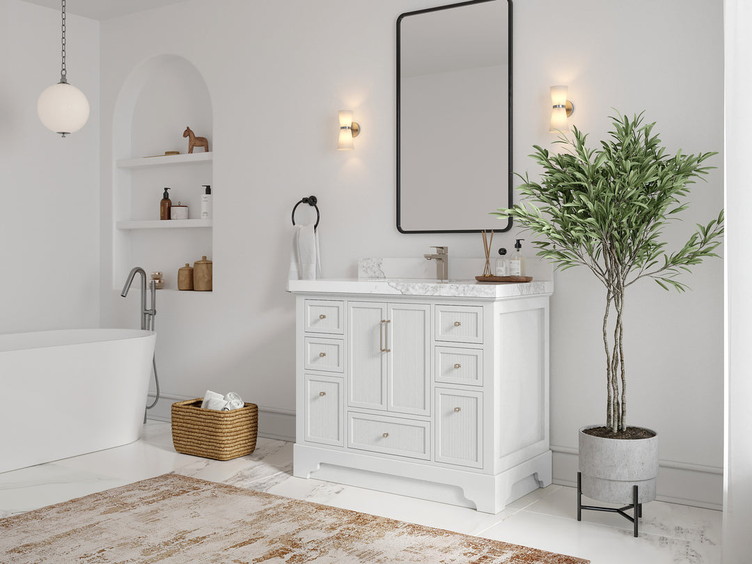 Alys 42 in. W x 22 in. D Single Sink Bathroom Vanity