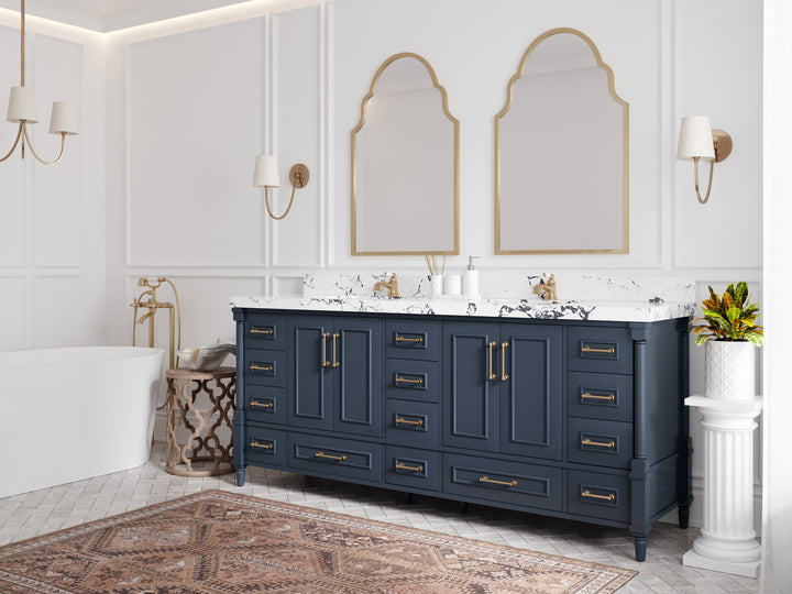 Aberdeen 80 in. W x 22 in. D Double Sink Bathroom Vanity - photo 2