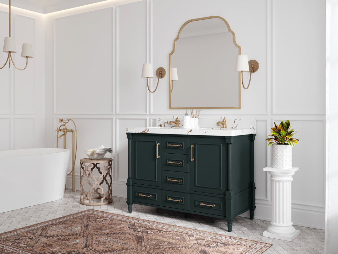 Aberdeen 48 in. W x 22 in. D Double Sink Bathroom Vanity