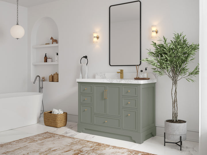 Alys 48 in. W x 22 in. D Single Sink Bathroom Vanity - photo 2