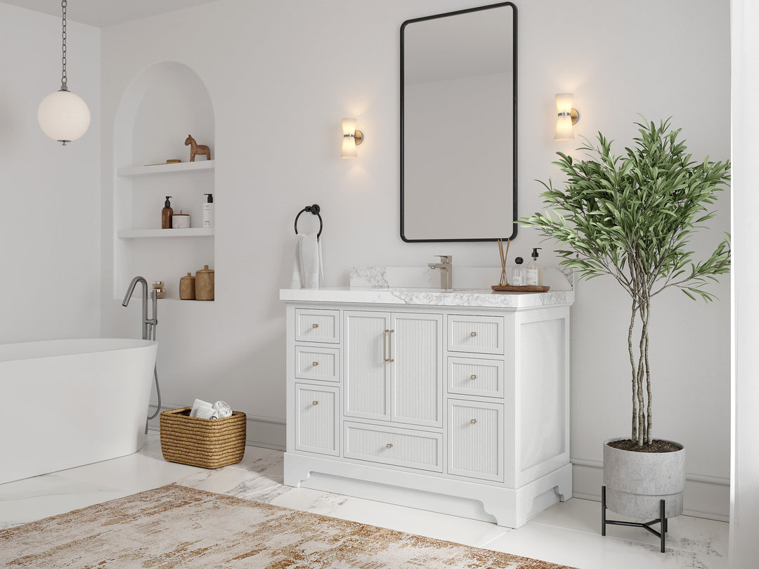 Alys 48 in. W x 22 in. D Single Sink Bathroom Vanity