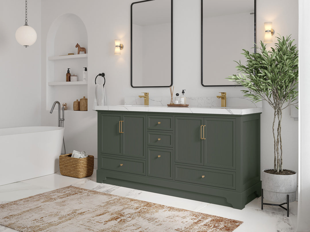 Alys 72 in. W x 22 in. D Double Sink Bathroom Vanity