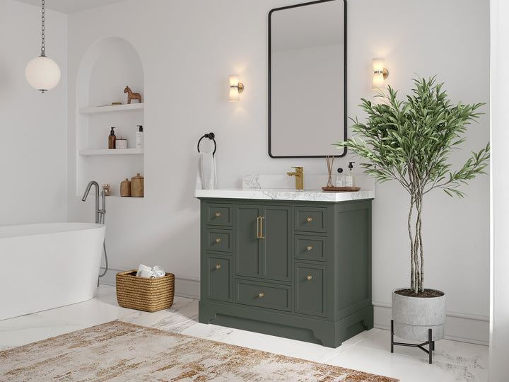 Alys 42 in. W x 22 in. D Single Sink Bathroom Vanity - photo 2