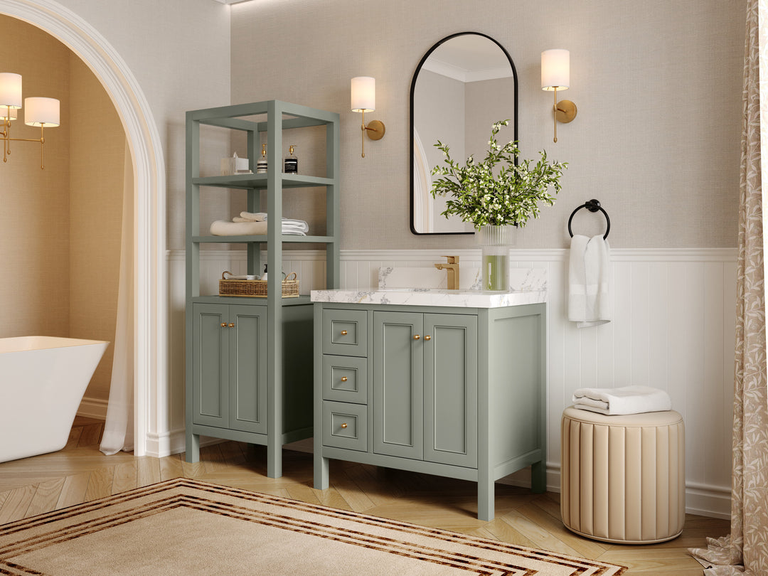 Nashville 36 in. W x 22 in. D Center Sink Bathroom Vanity