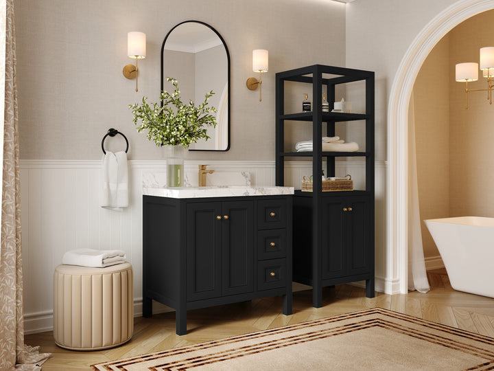 Nashville 36 in. W x 22 in. D Center Sink Bathroom Vanity - photo 2