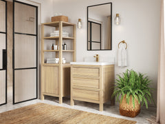 Elizabeth White Oak 30 in. W x 22 in. D Single Sink Bathroom Vanity - photo 2