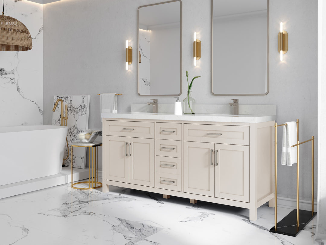 Cambridge 72 in. W x 22 in. D Double Sink Bathroom Vanity