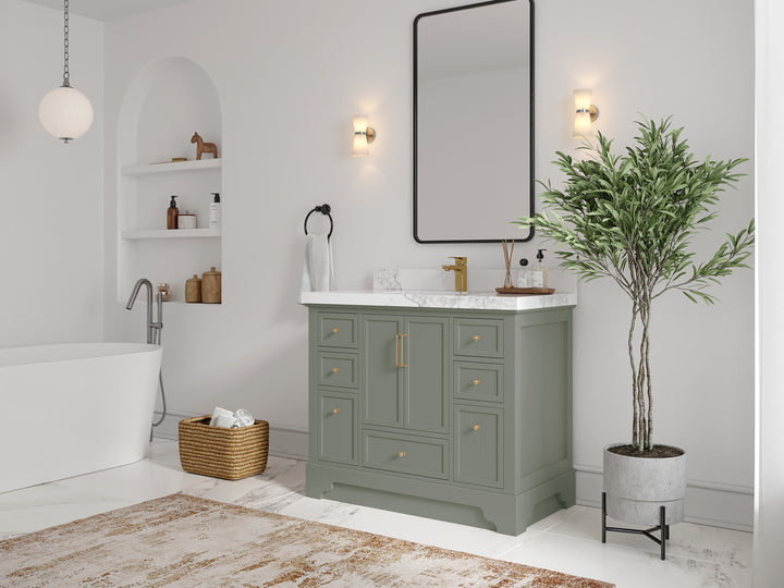 Alys 42 in. W x 22 in. D Single Sink Bathroom Vanity - photo 2