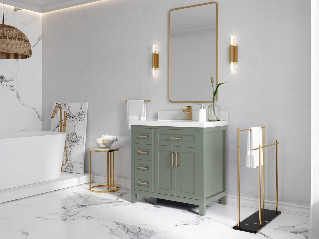 Cambridge 36 in. W x 22 in. D Single Center Sink Bathroom vanity