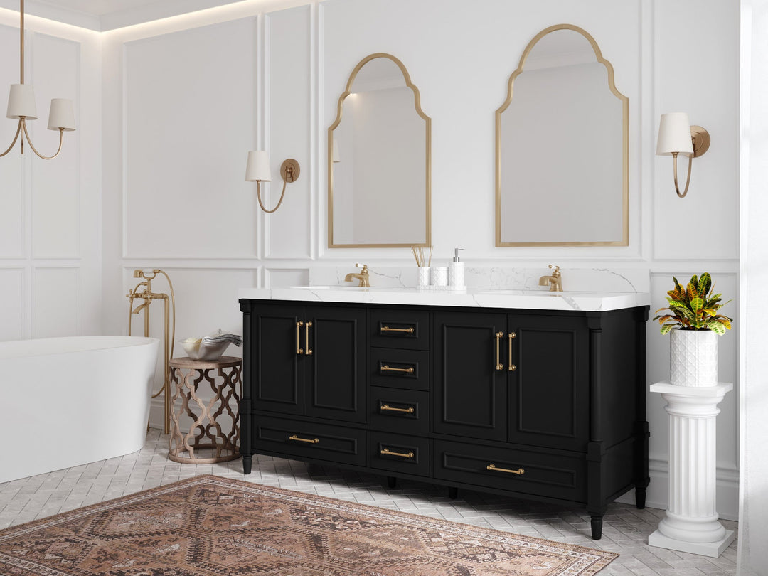 Aberdeen 72 in. W x 22 in. D Double Sink Bathroom Vanity