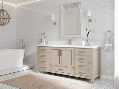 Malibu 72 in. W x 22 in. D Single Sink Bathroom Vanity