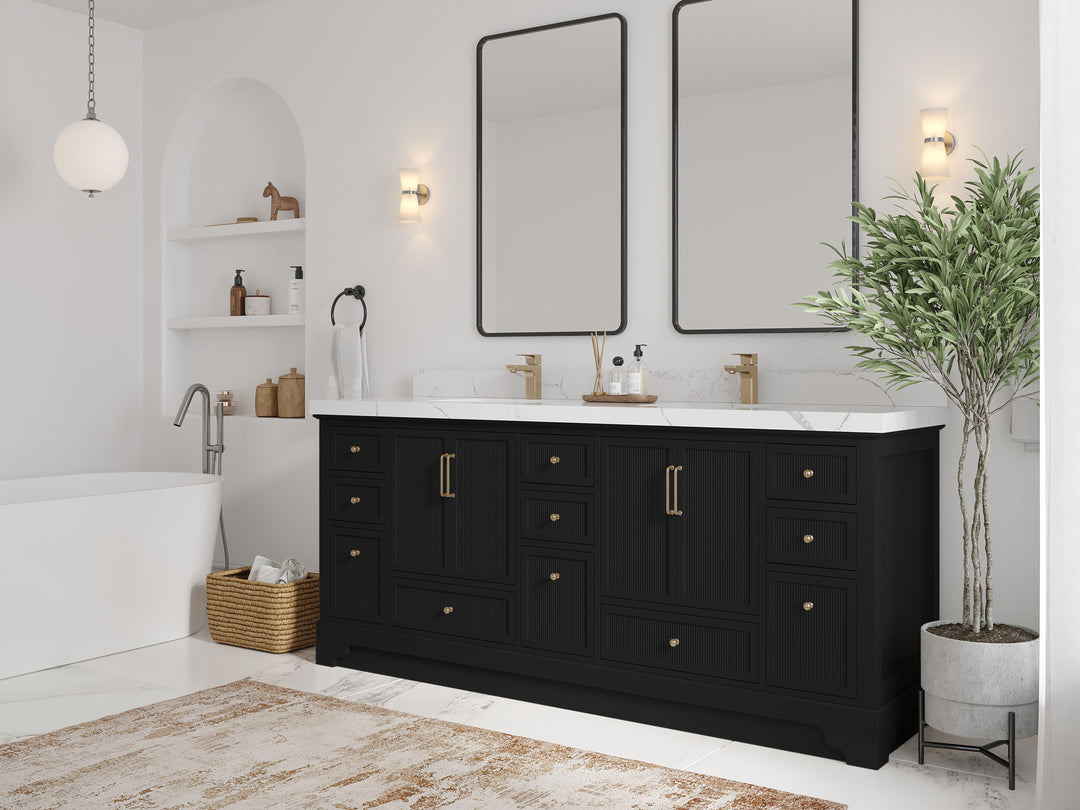 Alys 80 in. W x 22 in. D Double Sink Bathroom Vanity