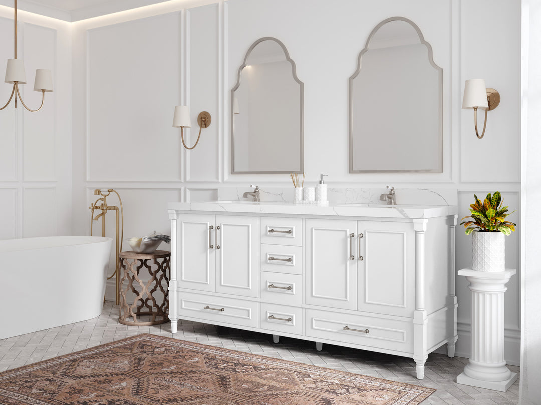 Aberdeen 72 in. W x 22 in. D Double Sink Bathroom Vanity