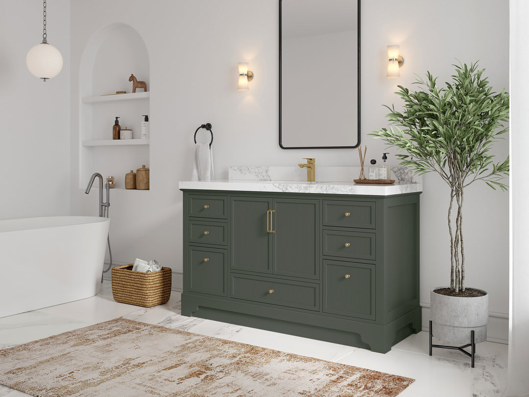 Alys 60 in. W x 22 in. D Single Sink Bathroom Vanity