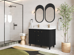 Miami 48 in. W x 22 in. D Double Sink Bathroom Vanity - photo 2