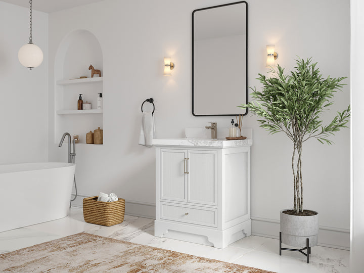 Alys 30 in. W x 22 in. D Single Sink Bathroom Vanity - photo 2